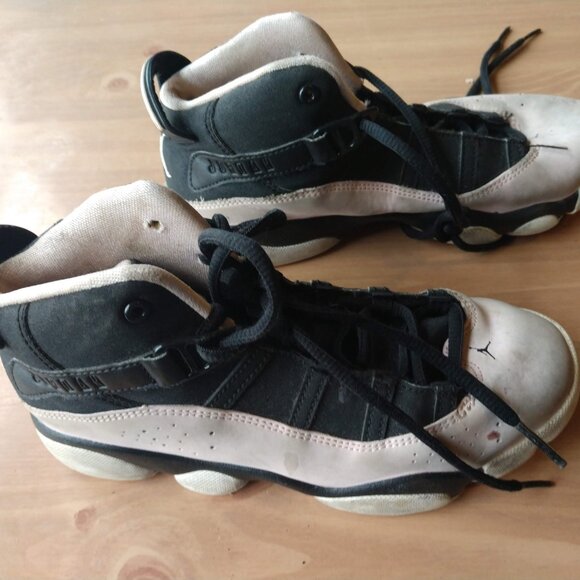 Nike Jordan 6 RINGS 323431-006 Black Pink Anthracite Children's Size 2.5Y - Picture 4 of 5